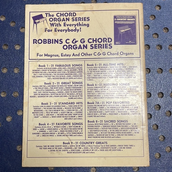 1975 organ sheet music 27 Nostalgic favorites - Picture 4 of 11